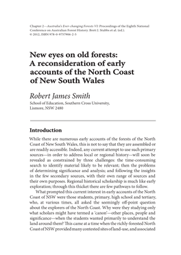 Robert James Smith New Eyes on Old Forests: a Reconsideration of Early