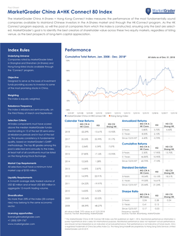 Marketgrader China A+HK Connect 80 Index RESEARCH & INDEXES