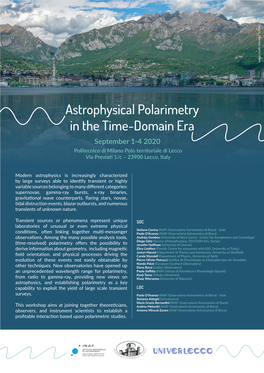 Locandina Astrophysical Polarimetry 20191211.Pdf