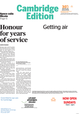 Honour for Years of Service