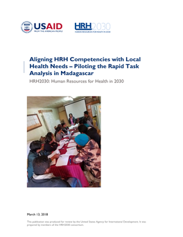 USAID Report Template (Letter Size)