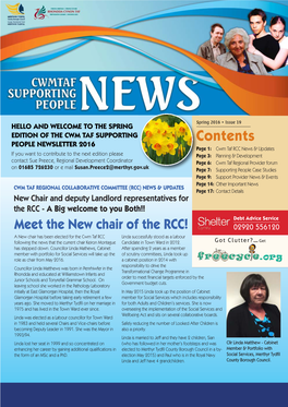 Cwm Taf Supporting People News