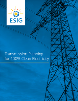 Transmission Planning for 100% Clean Electricity