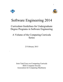 Software Engineering 2014 (SE2014)