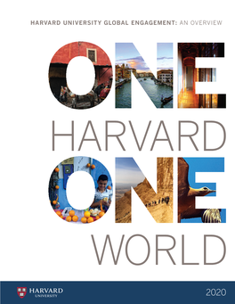 Harvard University Global Engagement: an Overview