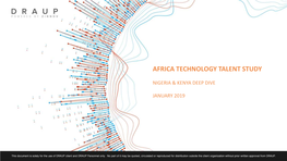 Africa Technology Talent Study