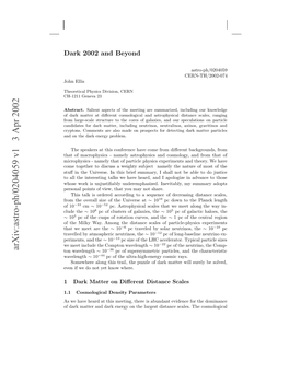 Arxiv:Astro-Ph/0204059 V1 3 Apr 2002 C a O ∼ O C T S C M F D O a C C T P T J F T T Wh 1 a P 1 O W W E T R R H T H O R O R a L O V N F F F O F