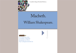 Macbeth. William Shakespeare