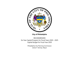 FY2020-FY2024 Capital Program