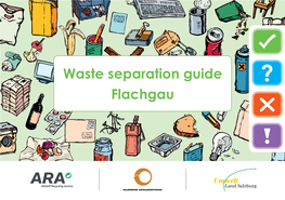 Waste Separation Guide Flachgau