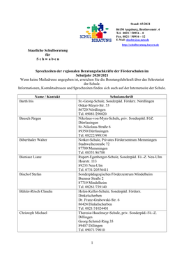 Schulen Für Sonderpädagogischem Förderbedarf Pdf, 251 KB