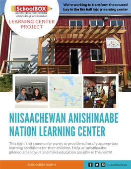 Niisaachewan Anishinaabe Nation Learning Center