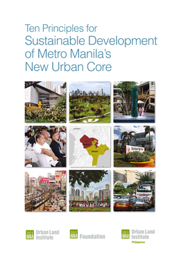 Sustainable Development of Metro Manila's New Urban Core