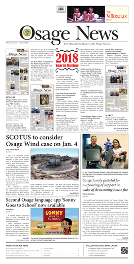 SCOTUS to Consider Osage Wind Case on Jan. 4 Lenzy Krehbiel-Burton Osage News