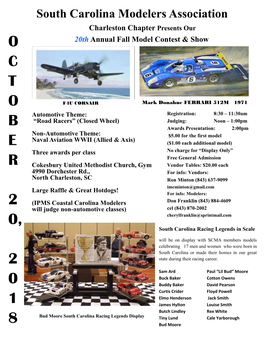 Charleston 2018 Contest Flyer