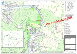 Plan Départemental Des Itinéraires De Promenade Et De Randonnée Canton De Fontainebleau Commune De Samois-Sur-Seine