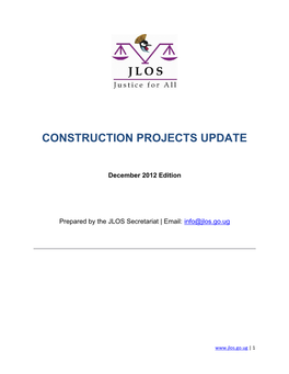 JLOS Construction Projects Update