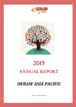 IWRAW AP Annual Report 2015