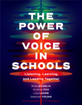 The Power of Voice in Schools