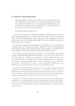 4. Classical Thermodynamics