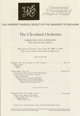 The Cleveland Orchestra