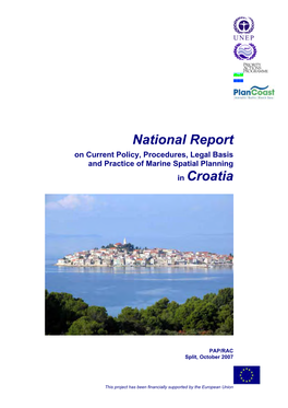 1. Spatial Planning in Croatia: General Description