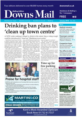 Drinking Ban Plans to 'Clean up Town Centre'