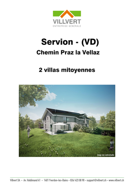 Servion - (VD) Chemin Praz La Vellaz