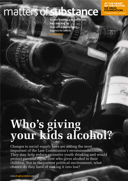 Who's Giving Your Kids Alcohol?