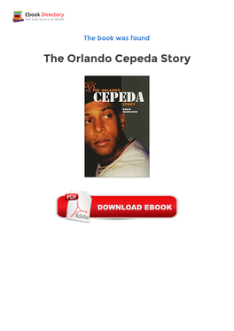 Ebook the Orlando Cepeda Story Freeware