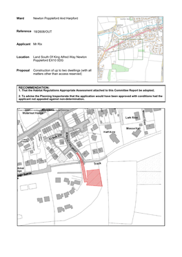 Ward Newton Poppleford and Harpford Reference 18/2608/OUT