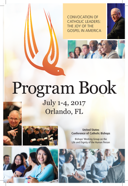 Program Book July 1-4, 2017 Orlando, FL
