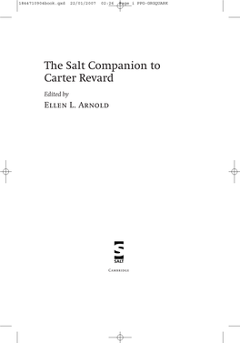 The Salt Companion to Carter Revard