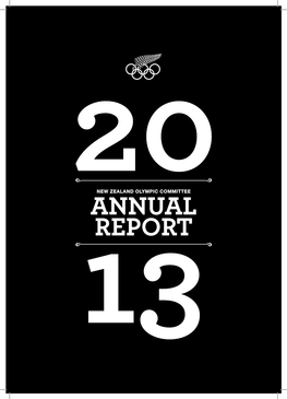 Annual Report New Zealand Olympic Committee
