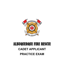 Albuquerque Fire Rescue Paper Practice Examination