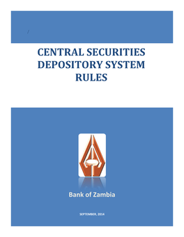 Central Securities Depository