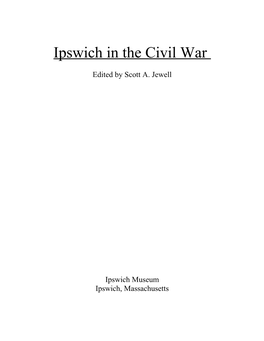 Ipswich in the Civil War