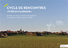 CYCLE DE RENCONTRES «Vivre En Campagne»