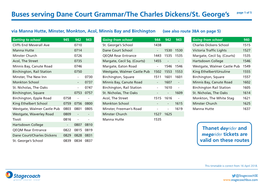 Buses Serving Dane Court Grammar/The Charles Dickens/St