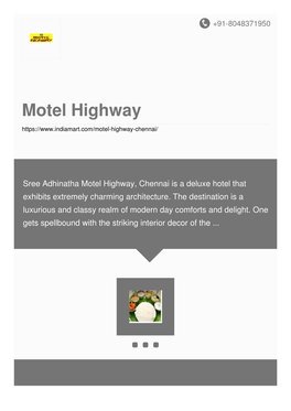 Motel Highway