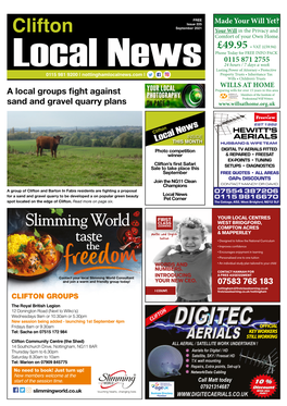 Clifton Local News This Month