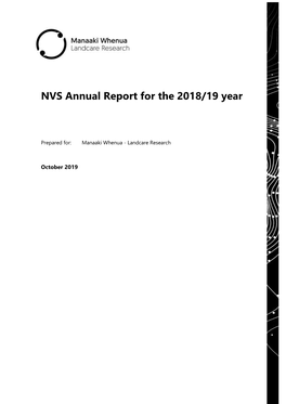 NVS Annual Report 2018-2019