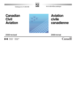 Canadian Civil Aviation, 2000 Aviation Civile Canadienne, 2000