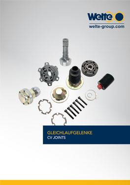 Gleichlaufgelenke Cv Joints Zertifikate Certificate