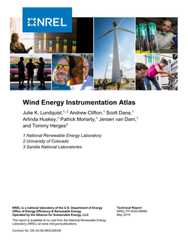 Wind Energy Instrumentation Atlas Julie K