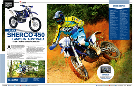 Sherco 450 Specs