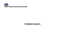 Pondok Wisata