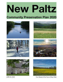 New Paltz Community Preservation Plan 2020