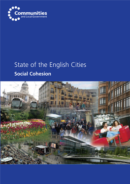 State of the English Cities State of the Social Cohesion