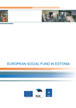 European Social Fund in Estonia